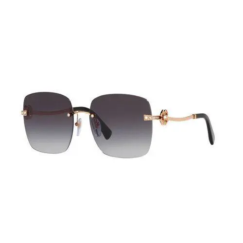 Bvlgari Sunglasses Pink Gold Grey Gradient 58-17-140
