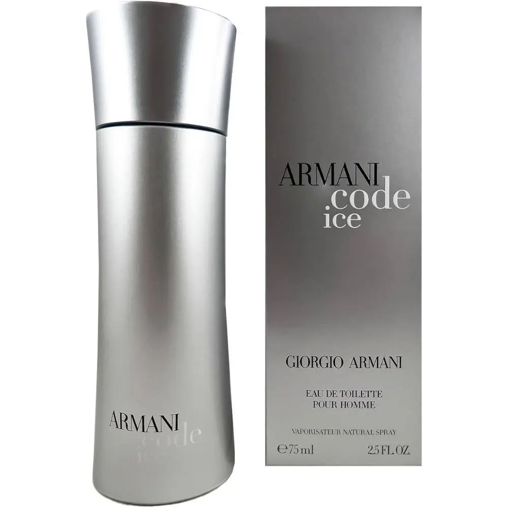 Men Armani Code Ice 2.5 Oz- 75ml Edt Spray / / Rare