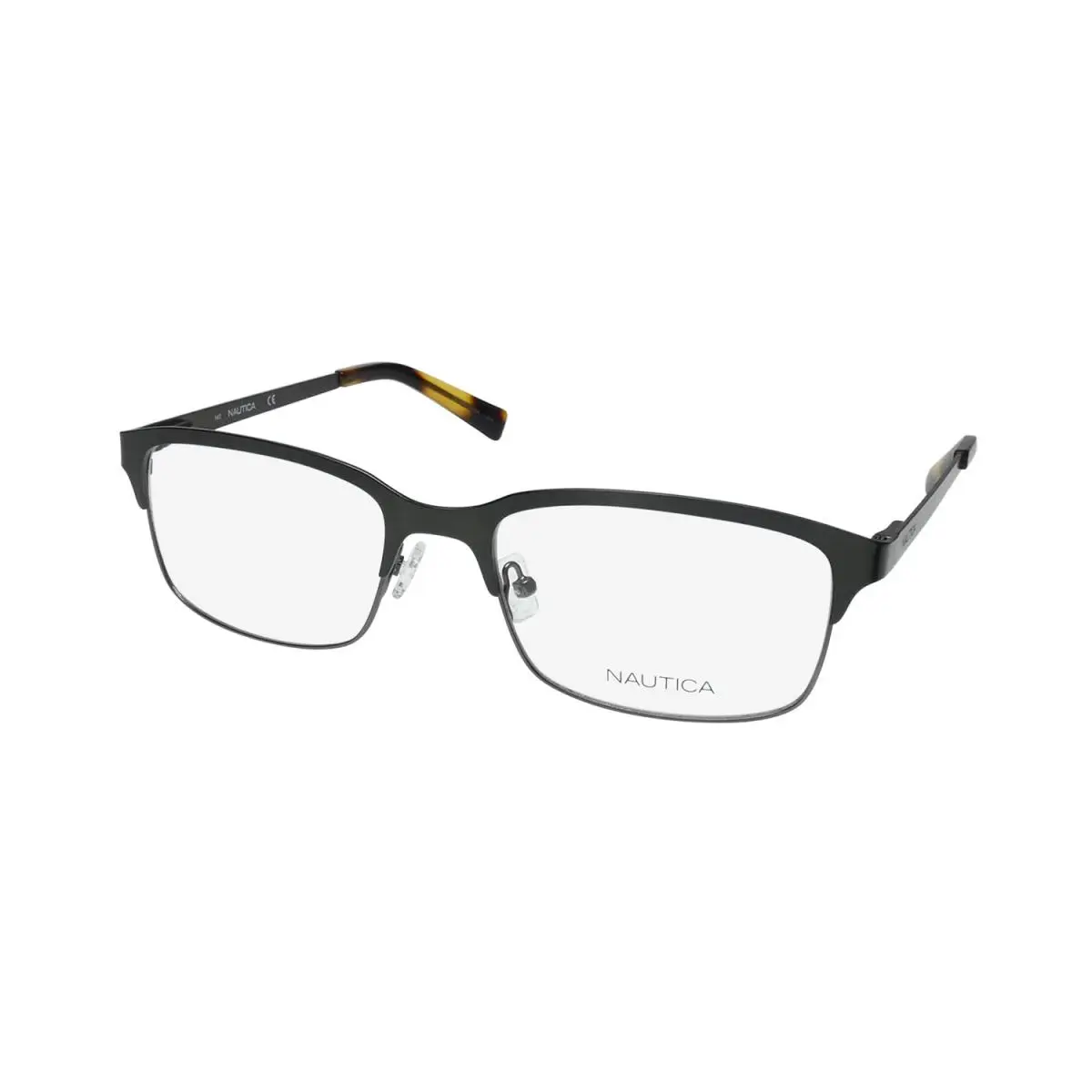 N9104 Glasses Mens 56-19-140 Full-rim Green Browline Metal Plastic by Nautica