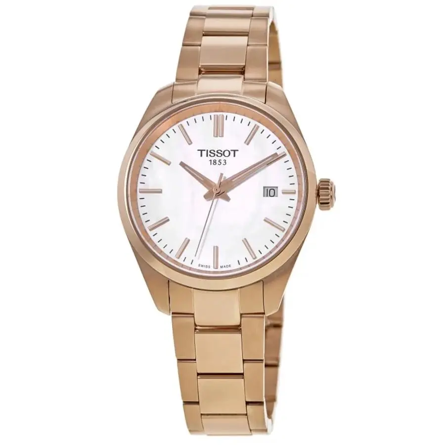 PR 100 Quartz White Mother of Women`s Watch T150.210.33.111.00 by Tissot