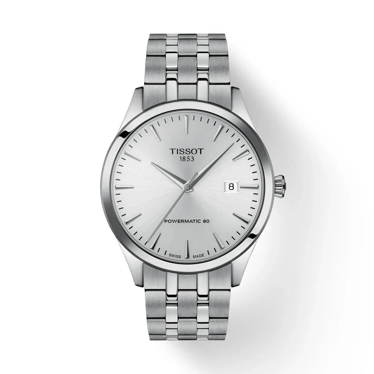 Tissot Classic Dream 40mm Stainless Steel Silver Dial Men`s Watch T1584071103100 - Dial: Silver, Band: Silver, Bezel: Silver