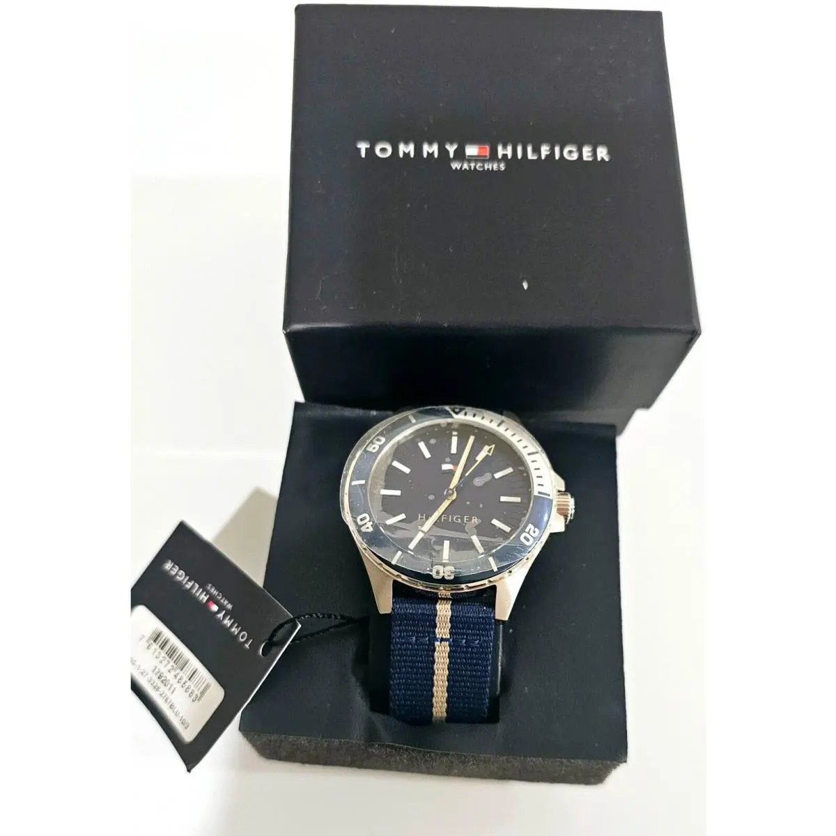 Tommy Hilfiger Mens Analogue 1792011 Blue Watch Logan