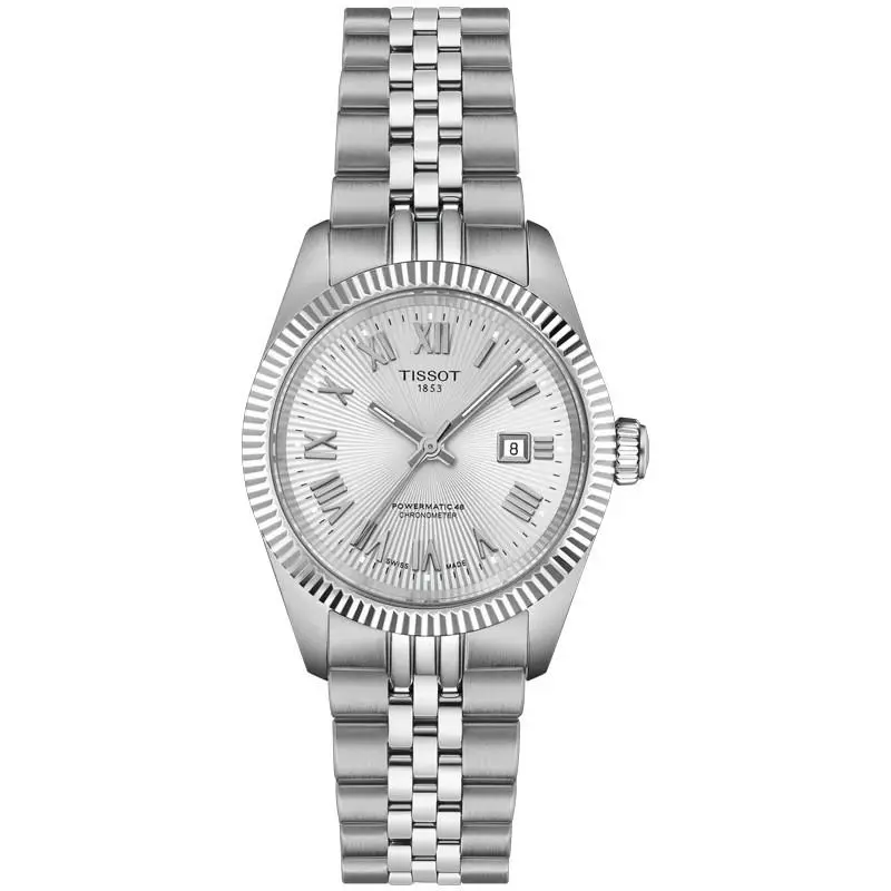 Tissot Ballade 30mm Silver Dial Women`s Watch T1562081103300 - Dial: Silver, Band: Silver, Bezel: Silver
