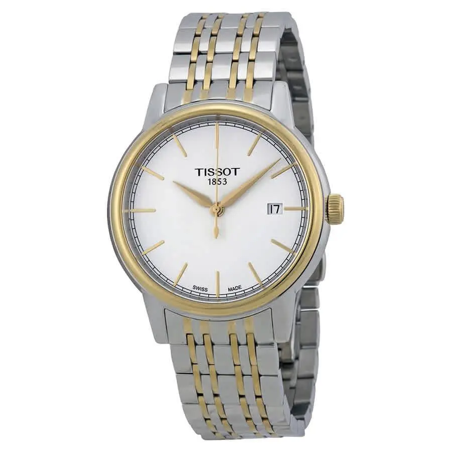 Tissot Carson White Dial Two-tone Men`s Watch T0854102201100