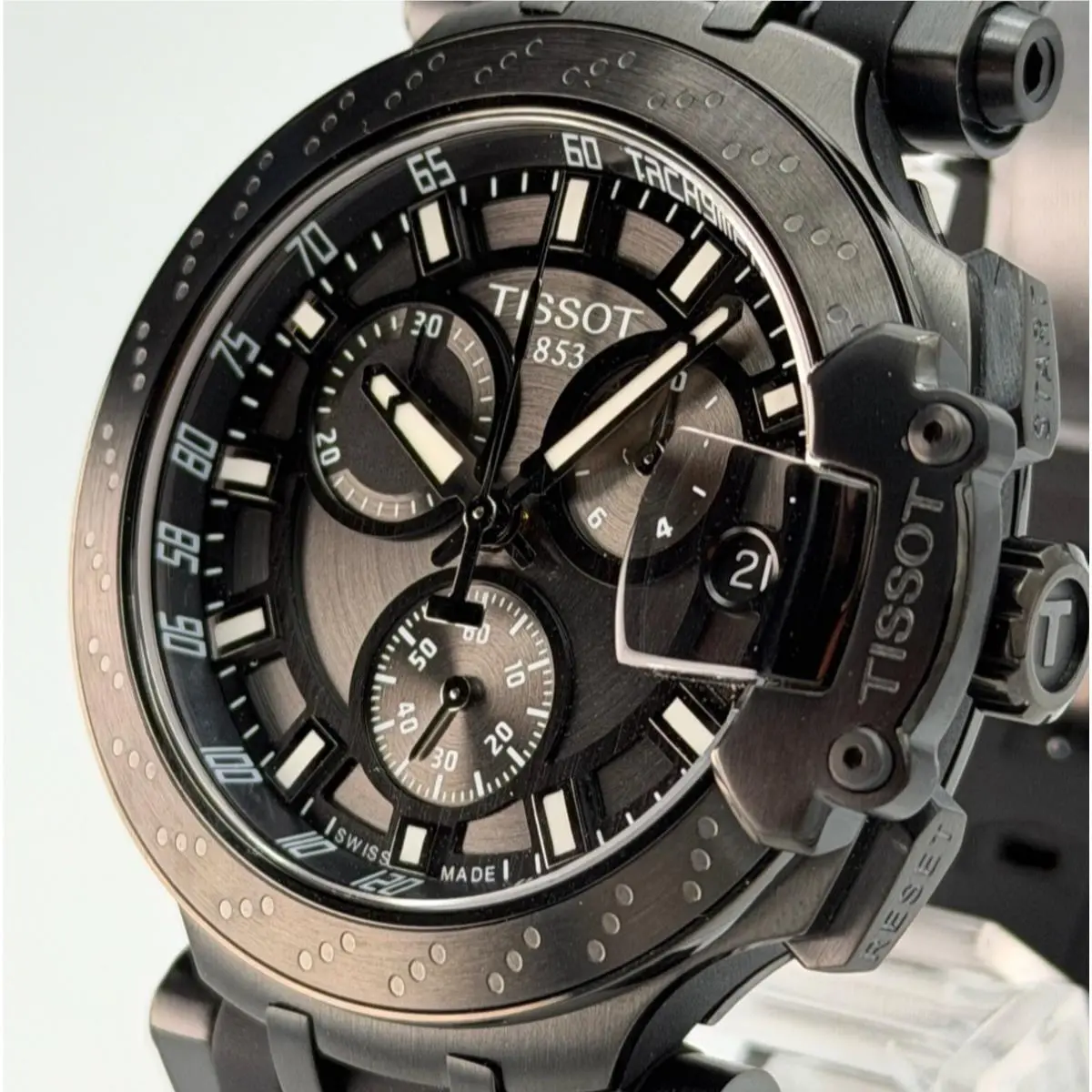 T-race 43 MM Chronograph Anthracite Dial Men`s Watch T115.417.37.061.03 by Tissot