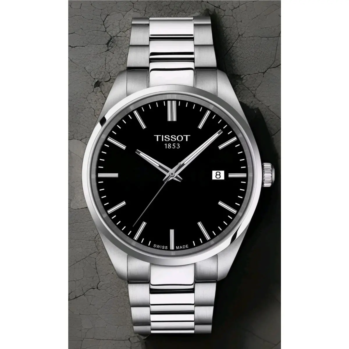 PR 100 Quartz Black Dial Watch T150.410.11.051.00 by Tissot