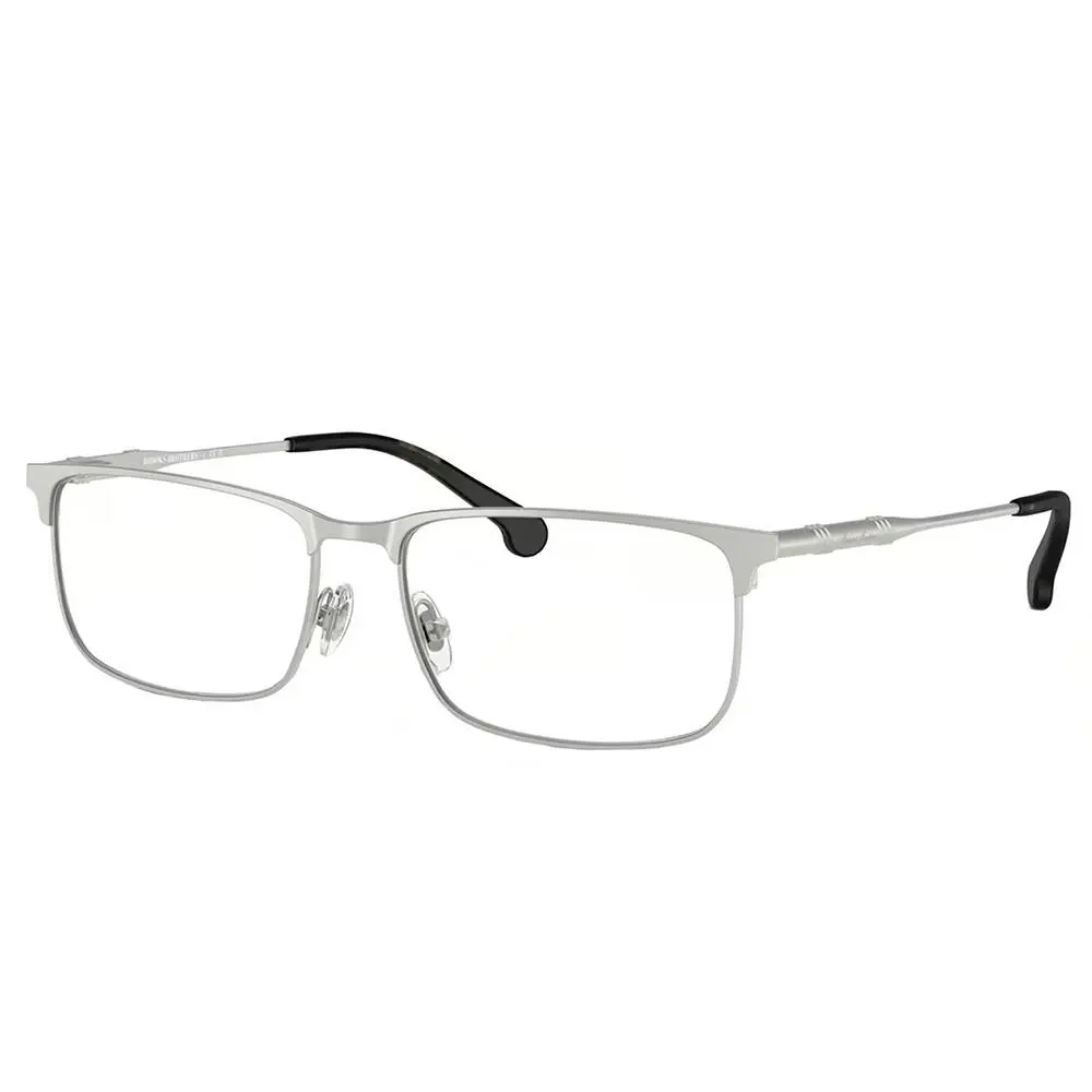 BB 1046 1032 Matte Silver Metal Rectangle Eyeglasses 53mm by Brooks Brothers