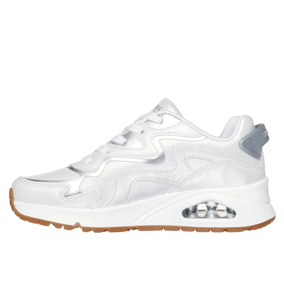 Skechers shoes - Skechers UNO Gen1 - Wavy Shimmer 310322L-WSL - 310322L-WSL - White 1