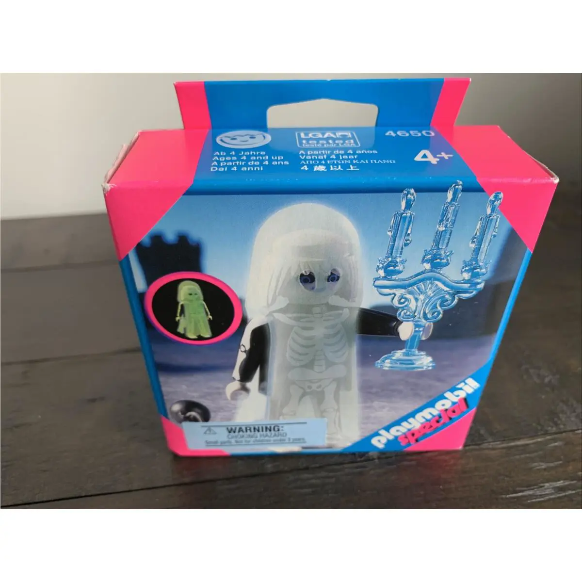 Playmobil 4650 Castle Ghost with Candelabra Ball Chain - P1