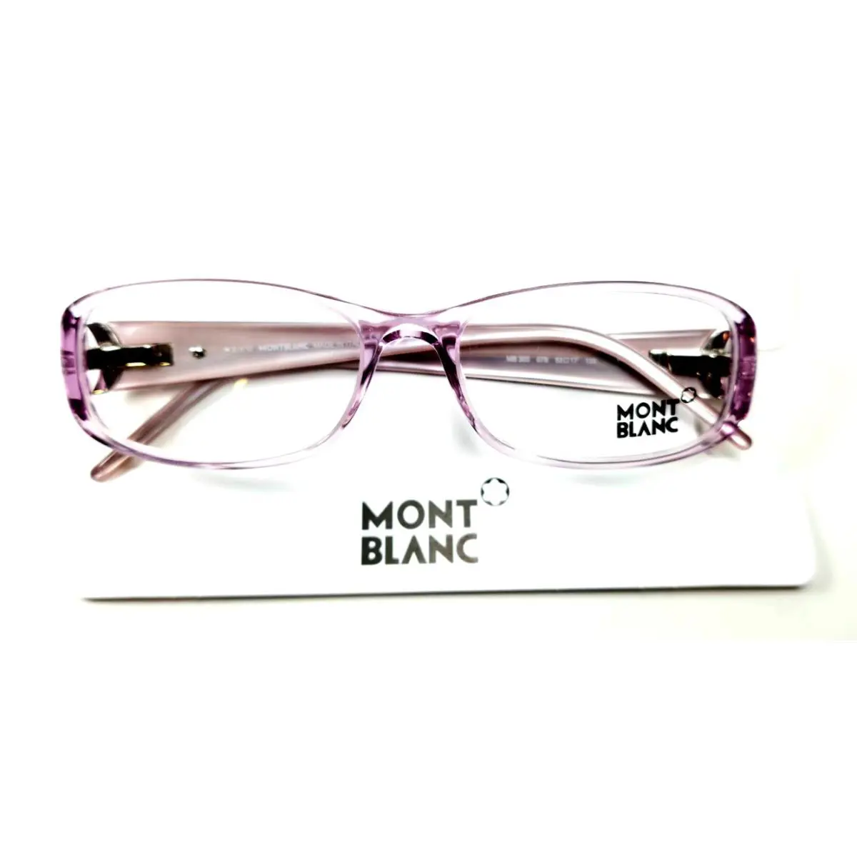 Montblanc Mont Blanc MB303 078 Oval Unisex Clear Pink Eyeglasses Frame 53-17-135
