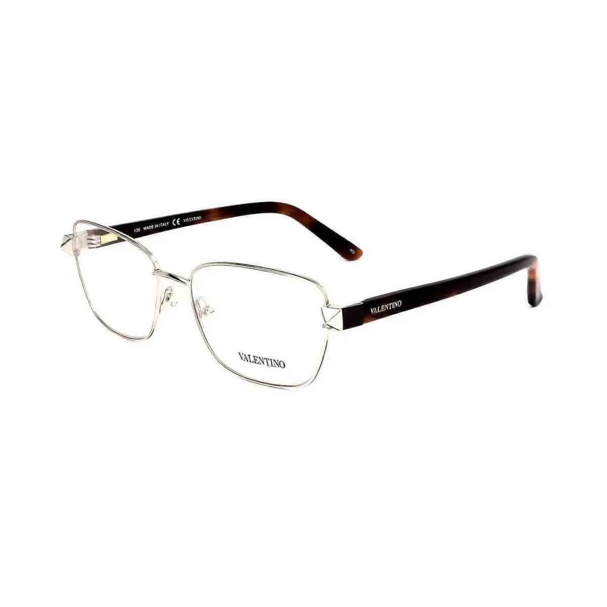 Valentino Eyeglasses Light Gold V2124-721 Square 53-16-135