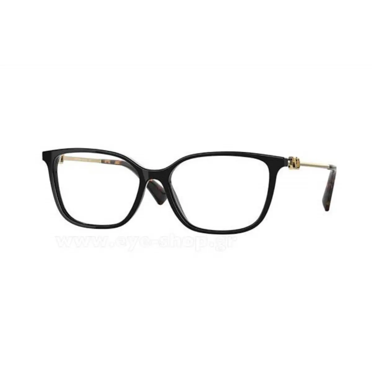 Valentino Eyeglasses Black / Gold VA3058-5001 Rectangle 54-15-140