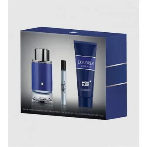 Montblanc Mont Blanc Explorer Ultra Blue 3 Pcs Set