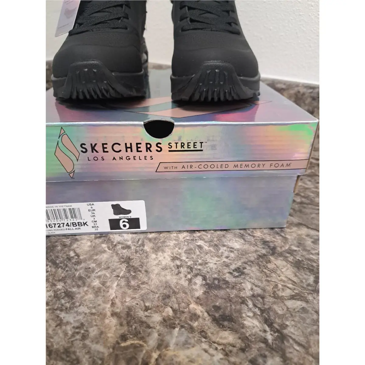 Skechers shoes - SKECHERS Uno Rugged - Uno Rugged - Black/Black 2