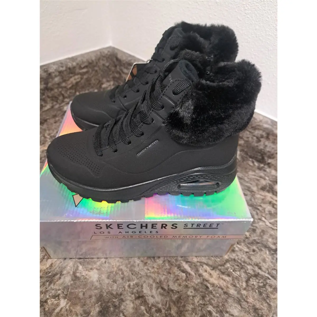 Skechers shoes - SKECHERS Uno Rugged - Uno Rugged - Black/Black 3