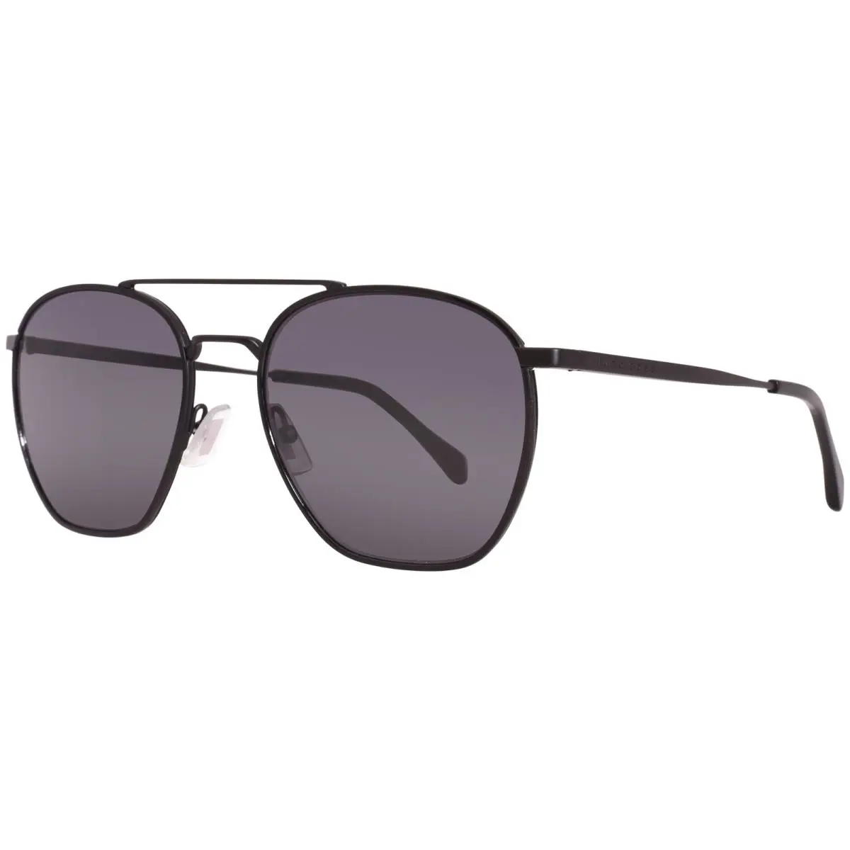 Hugo Boss 1090/S 003/IR Sunglasses Men`s Matte Black/grey Lens Pilot Shape 57mm