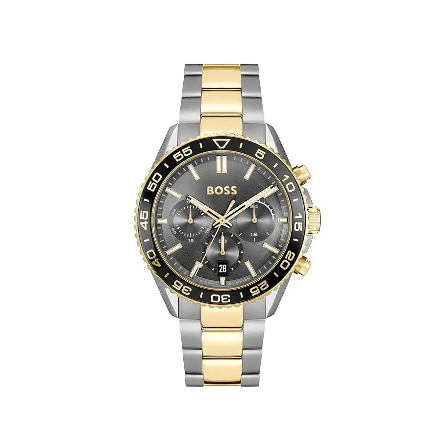 Hugo Boss Runner 1514144 43mm Stainless Steel Two-tone Bracelet Watch