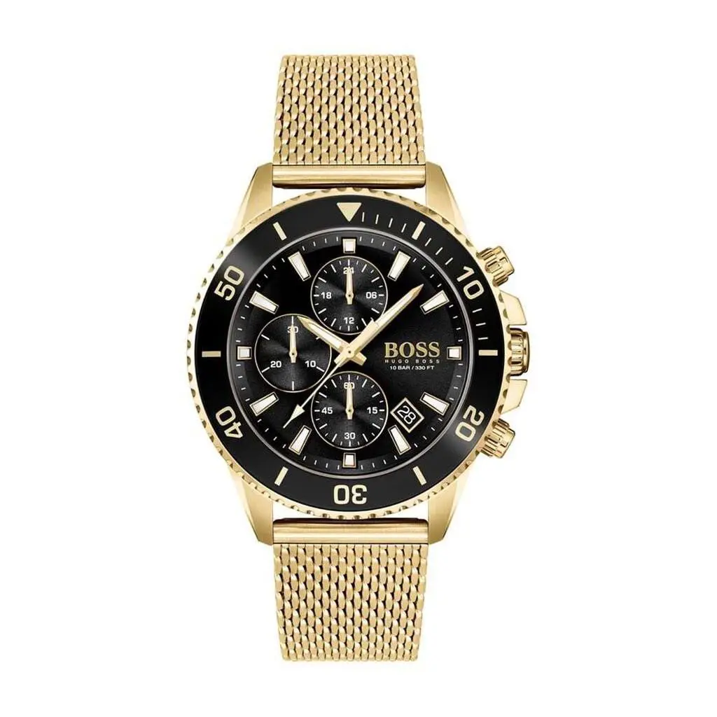 Hugo Boss Admiral 1513906 46mm Gold-tone Stainless Steel Chronograph Watch