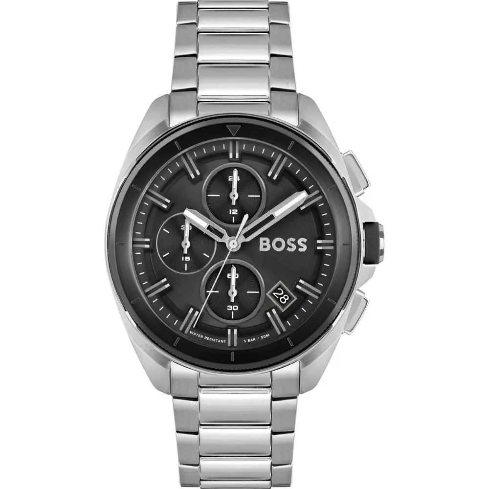 Hugo Boss Volane 1513949 44mm Stainless Steel Chronograph – Black Dial