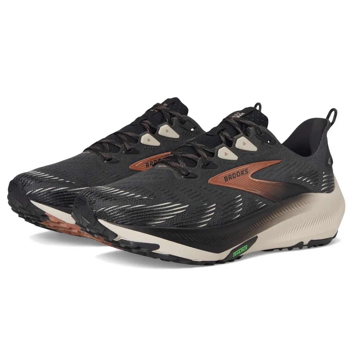 Brooks shoes - Ebony/Black/Clove 6