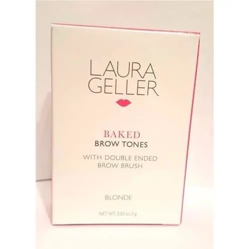 Laura Geller Baked Brow Tones w/ Double Ended Brush Blonde