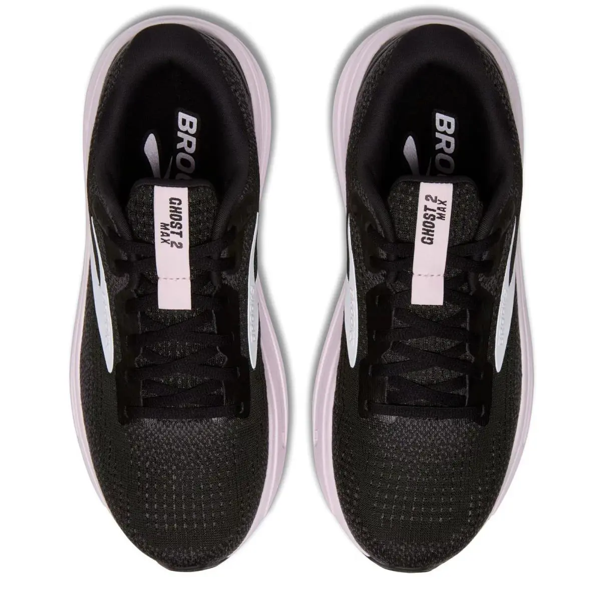 Brooks shoes - Brooks Ghost Max 2 - Ghost Max - 120420 1B 077 - Black / White / Orchid Ice (UPC: 195394592917) 2
