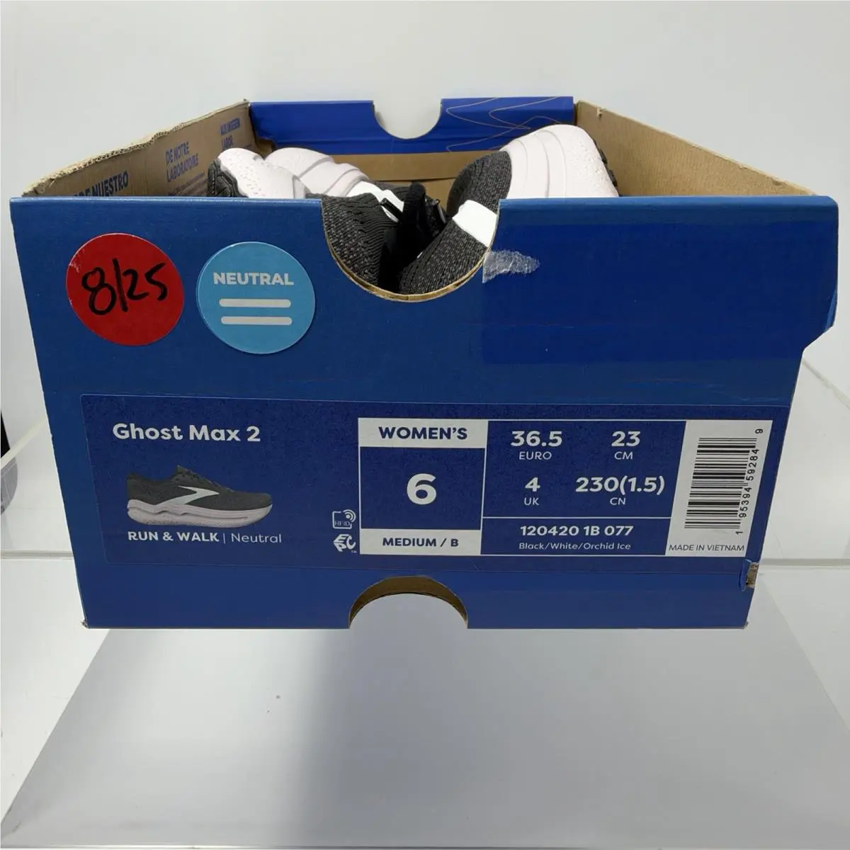 Brooks shoes - Brooks Ghost Max 2 - Ghost Max - 1204201B077 - Black 7