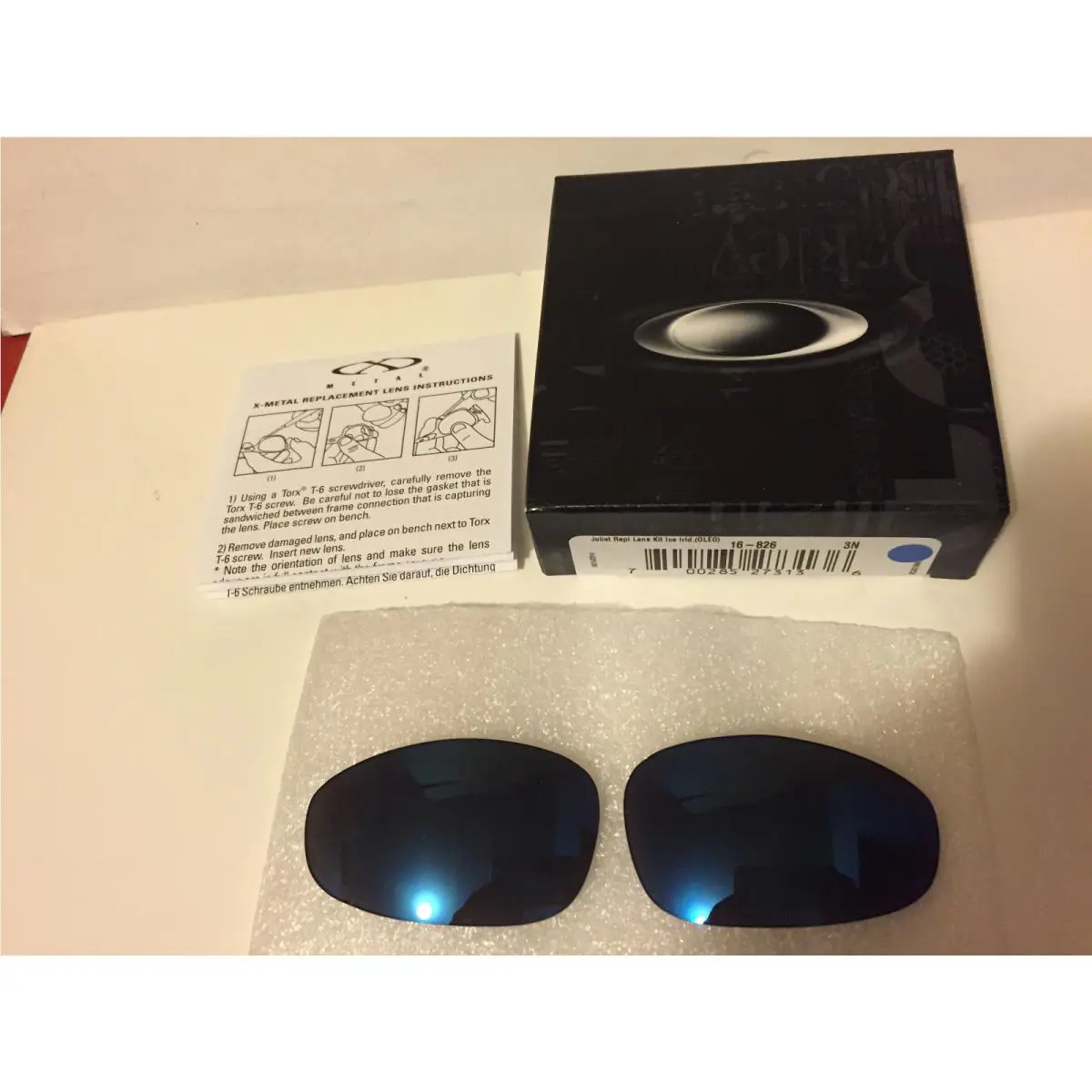 Oakley X-metal Juliet Sunglasses Replacement Lens Kit: Fire Iridium 16-824