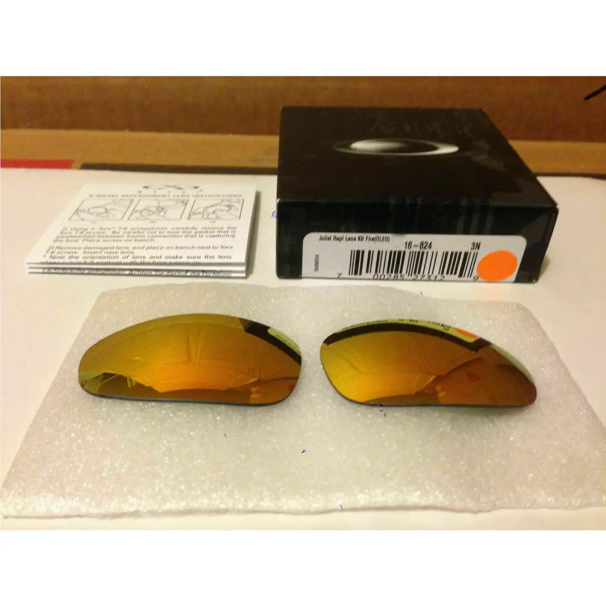 Oakley X-metal Juliet Sunglasses Replacement Lens Kit: Fire Iridium 16-824