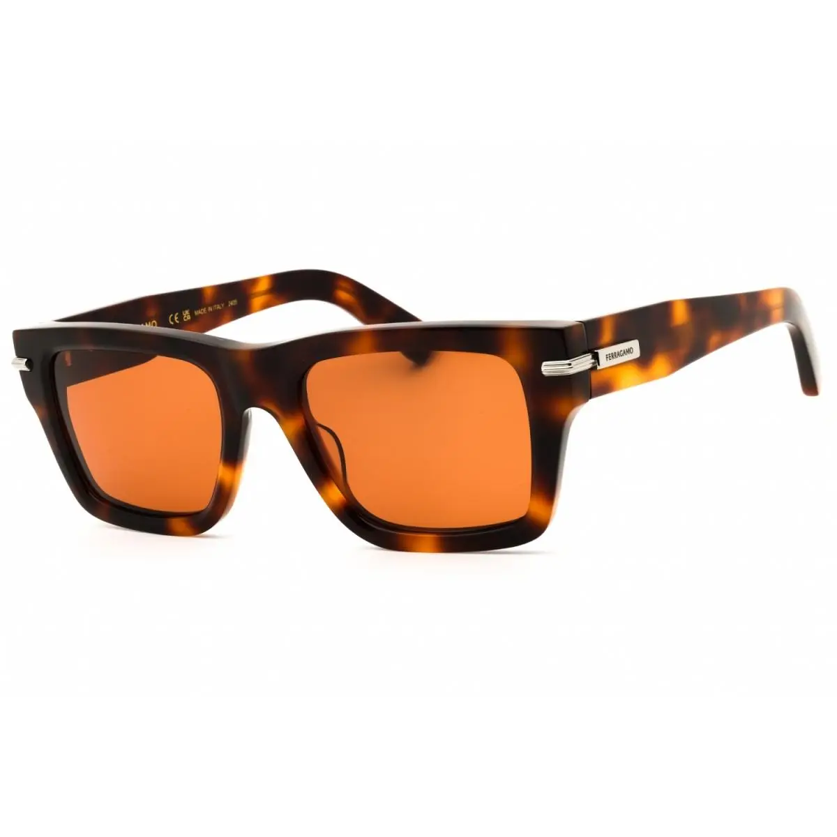 Salvatore Ferragamo SF2033S 216 Striped Brown/green 53-20-145 Sunglasses