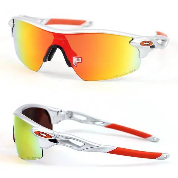 - Radarlock Pitch AF - Silverlight / Fire Iridium Polarized OO9207-04 by Oakley