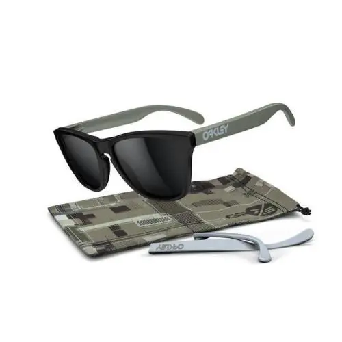 Limited Edition GP75 Frogskins - Matte Black / Black Iridium 24-335 by Oakley