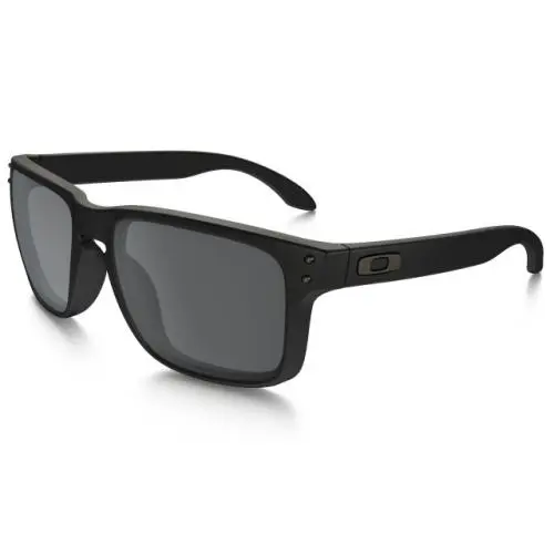 - Holbrook - Sunglasses Matte Black / Black Iridium OO9102-63 by Oakley