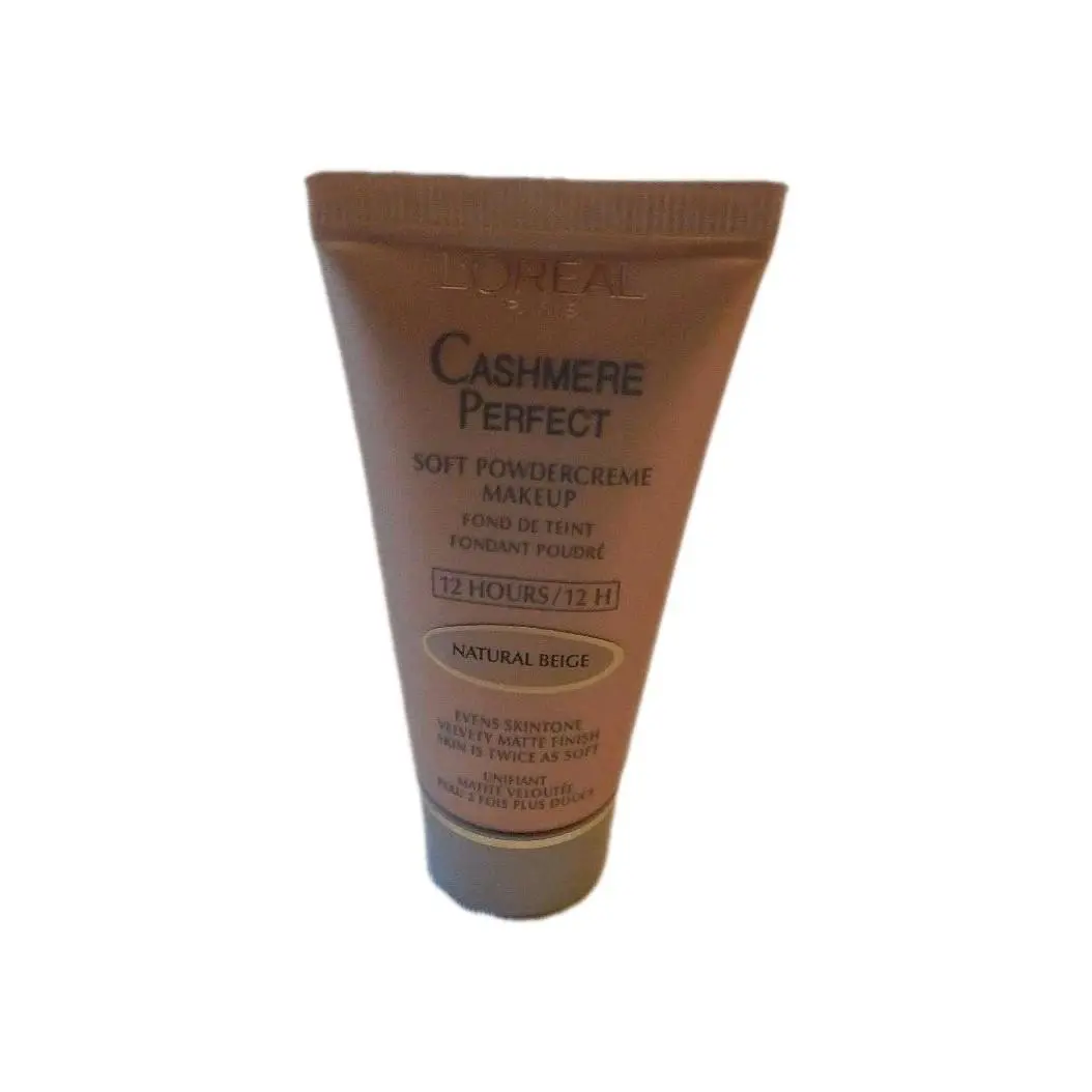 Loreal Cashmere Perfect Soft Powdercreme Makeup 12 Hours Natural Beige