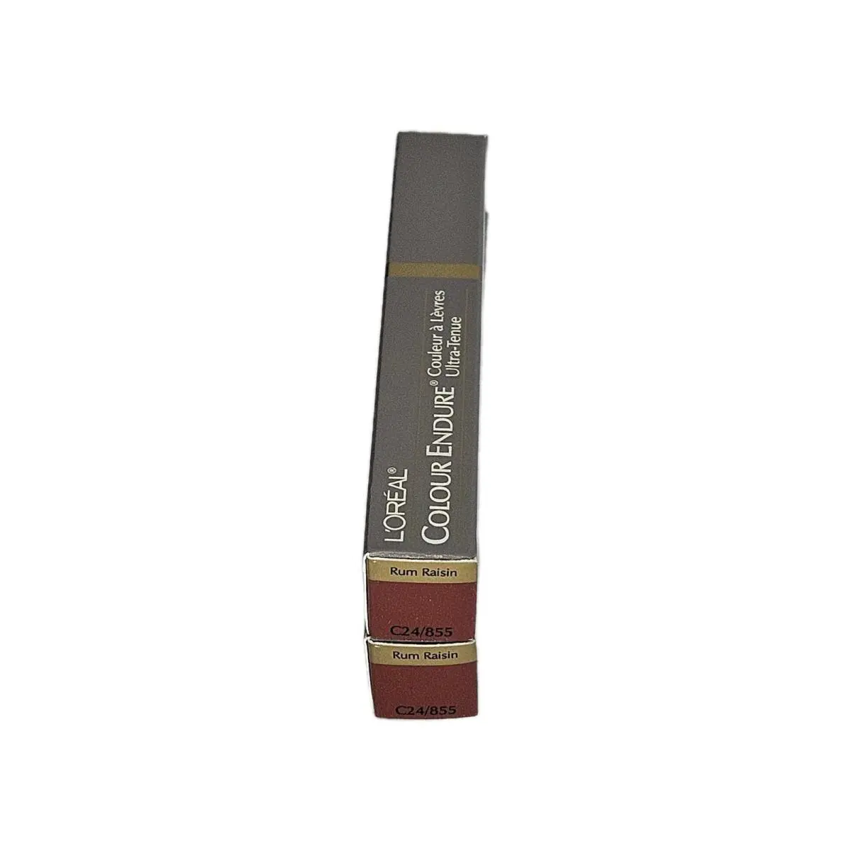 Lot OF 2 Loreal Colour Endure Lipstick- Rum Rais
