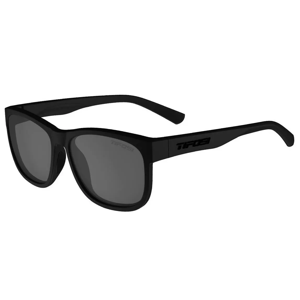 Swank XL Blackout Blue Pink Tortoise Woodgrain Brown Polarized Sunglasses BlackOut Smoke Lens by Tifosi