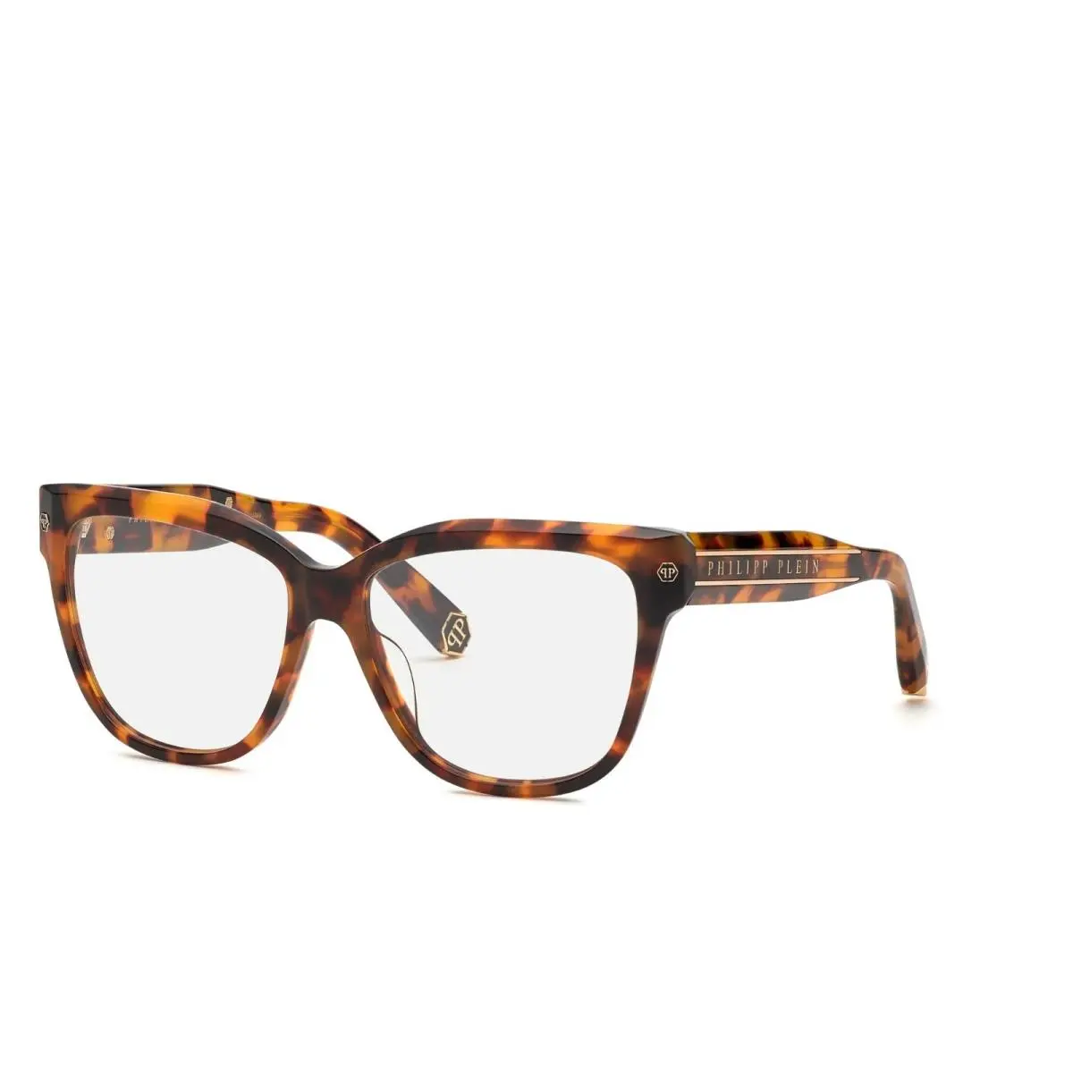 VPP051M 0728 Pattern Honey/black/olive Eyeglasses by Philipp Plein