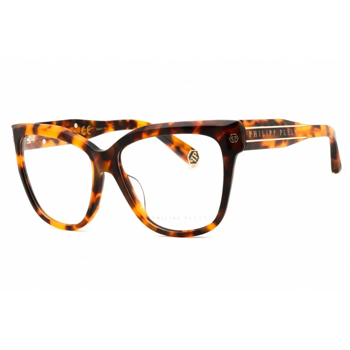 Philipp Plein VPP051M 0728 Pattern Honey/black/olive 55mm Eyeglasses