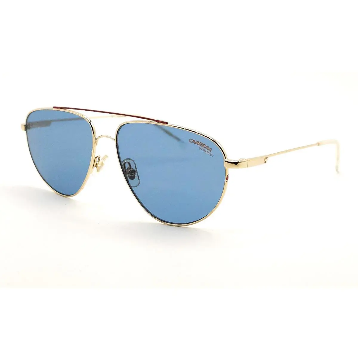 Carrera 2014T/S Sunglasses J5GKU Gold /blue Lenses 56