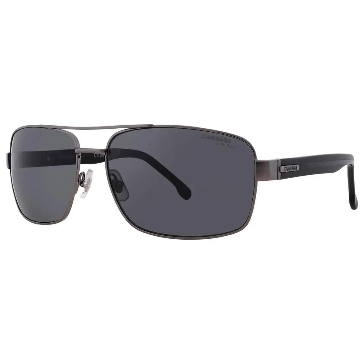 Grey Rectangular Men`s Sunglasses  8063/S 0KJ1/IR 61 by Carrera