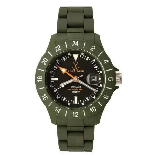 Toy Watch Unisex Men`s Women`s Hunter Green Jet Lag Plasteramic 40mm Watch by ToyWatch