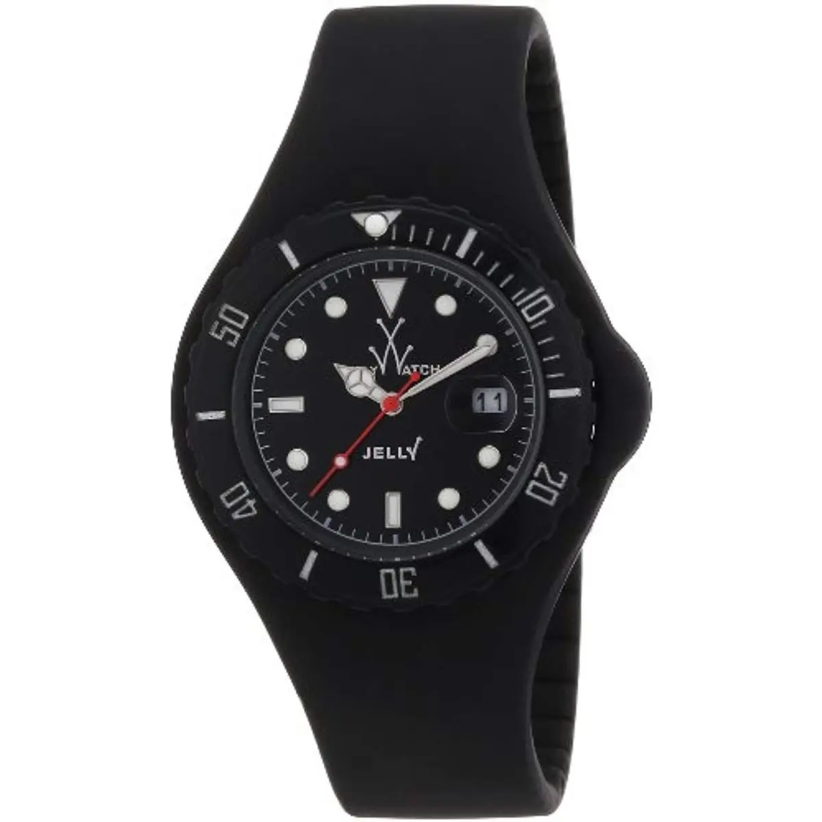 Toy Watch Men`s Jelly Black Dial Watch - JY02BK by ToyWatch