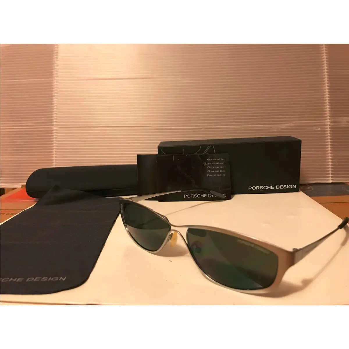 Porsche Design P2006C Sunglasses Palladium / Grey-green Lens