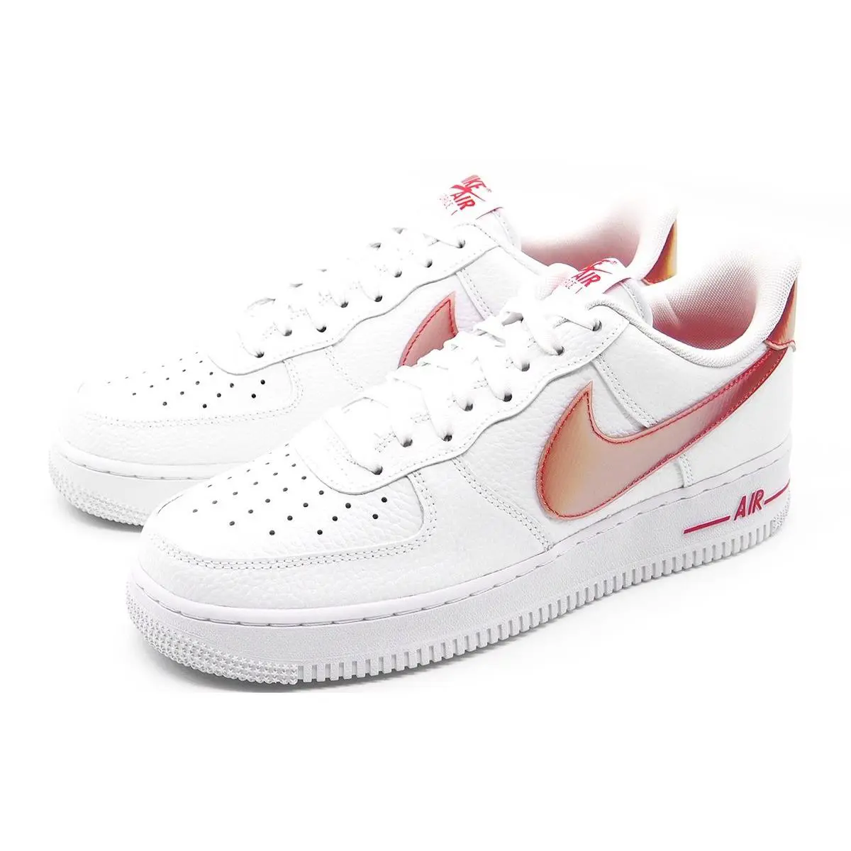 Nike shoes - Nike Air Force 1 `07 - DV3505-100 - White, Manufacturer: WHITE/UNIVERSITY RED 0