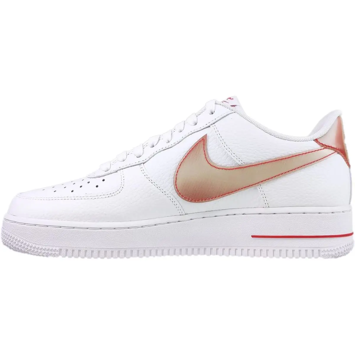 Nike shoes - Nike Air Force 1 `07 - DV3505-100 - White, Manufacturer: WHITE/UNIVERSITY RED 1