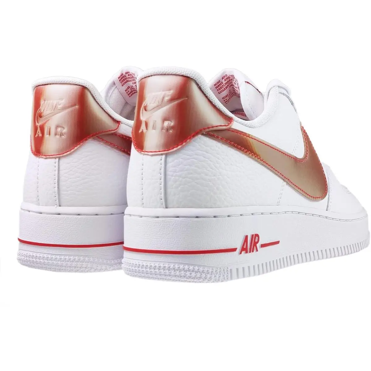 Nike shoes - Nike Air Force 1 `07 - DV3505-100 - White, Manufacturer: WHITE/UNIVERSITY RED 8