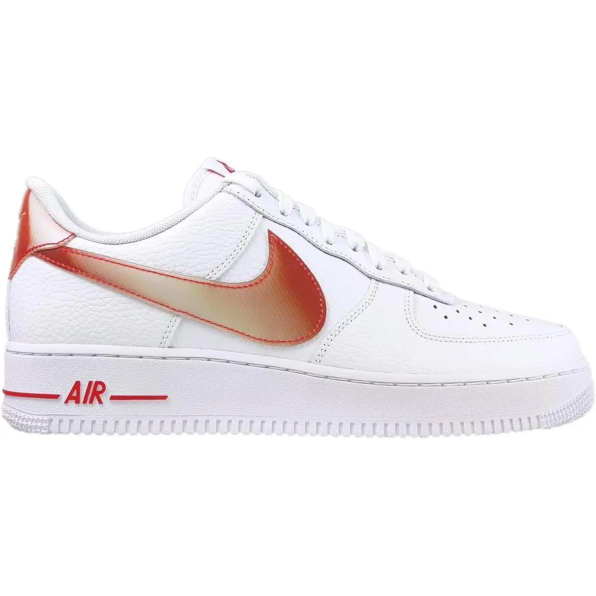 Nike shoes - Nike Air Force 1 `07 - DV3505-100 - White, Manufacturer: WHITE/UNIVERSITY RED 9
