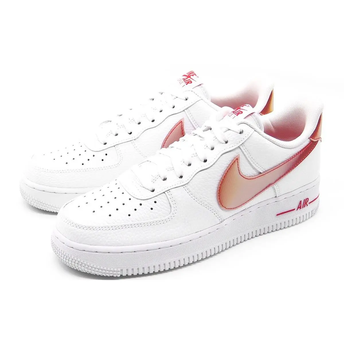 Nike shoes - Nike Air Force 1 `07 - DV3505-100 - White, Manufacturer: WHITE/UNIVERSITY RED 6