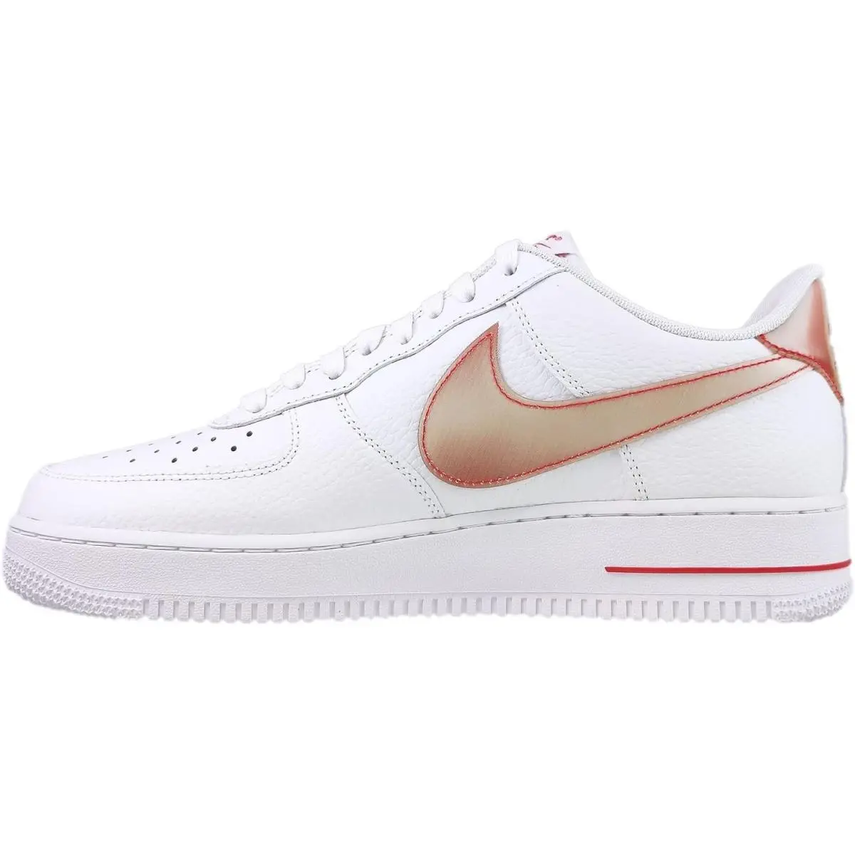 Nike shoes - Nike Air Force 1 `07 - DV3505-100 - White, Manufacturer: WHITE/UNIVERSITY RED 7