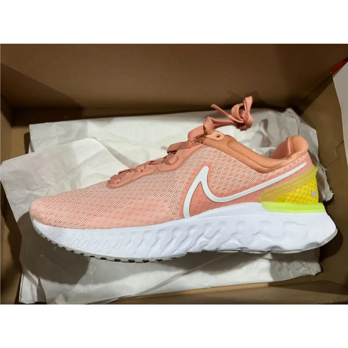 Nike shoes - REACT MILER 3 - REACT MILER - DD0491 - LT MADDER ROOT/WHITE 10